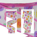 Conversation Hearts Wired Ribbon - Valentine's Day Decor