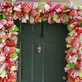 Grinchmas Christmas Garland, Holiday Door or Mantle Decor