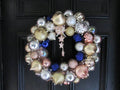 news years ornament wreath-Holiday ornament wreath-january wreath