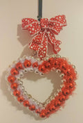 Light Up Valentine Heart Wreath: Ornament Door Decor