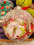 Grinchy Christmas Ornament, custom Christmas gift