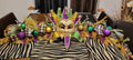 Mardi Gras Jester Mask Garland: Handmade Fat Tuesday Decoration