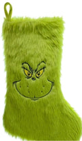 Grinchmas Christmas Stocking, personalized green monster stocking
