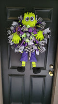 Whimsy Frankenstein Halloween Wreath