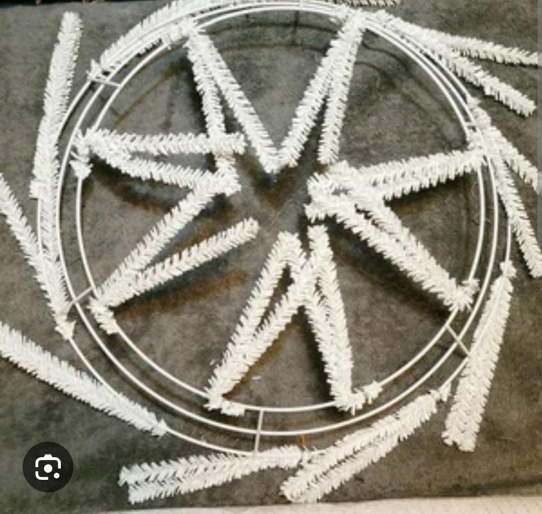 15" Wreath Form with Ties - Deco Mesh Wreath Base, Multiple Colors