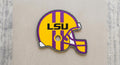 Custom football team door hanger, LSU helmet wreath, Dallas Cowboys, georgia bulldogs